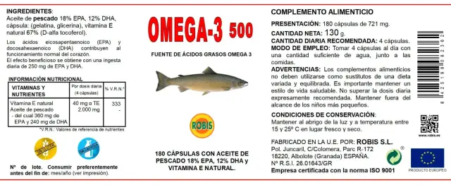 Imagen OMEGA 3 - 500 2